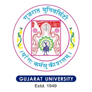 Gujarat University logo